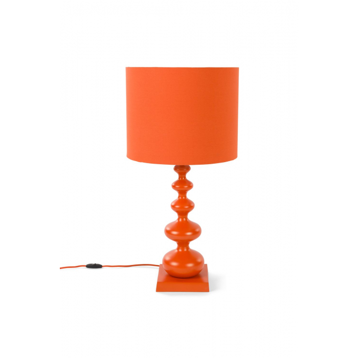 When Orange is King Table Lamp Front