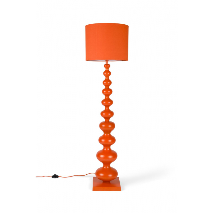 When Orange is King Floor Lamp Front