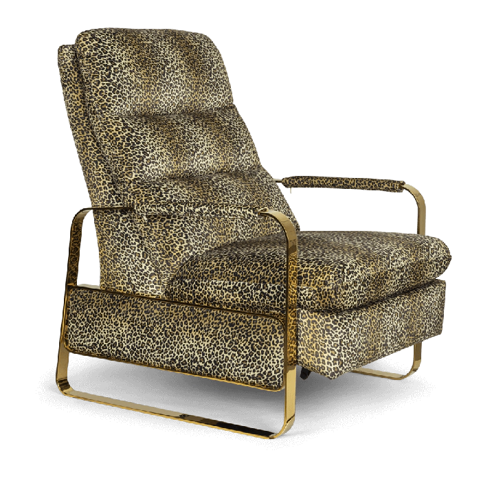 Animal print sales recliner chairs