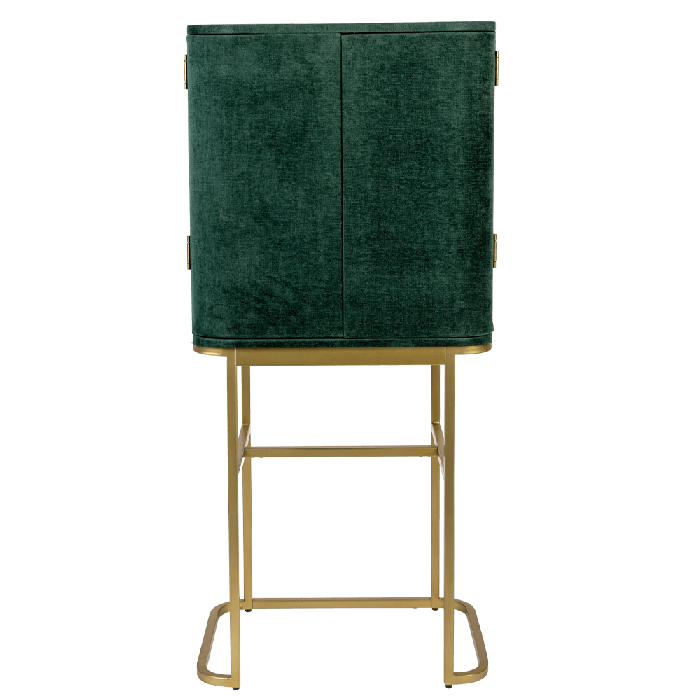 Ava Morgana cabinet velvet green 1