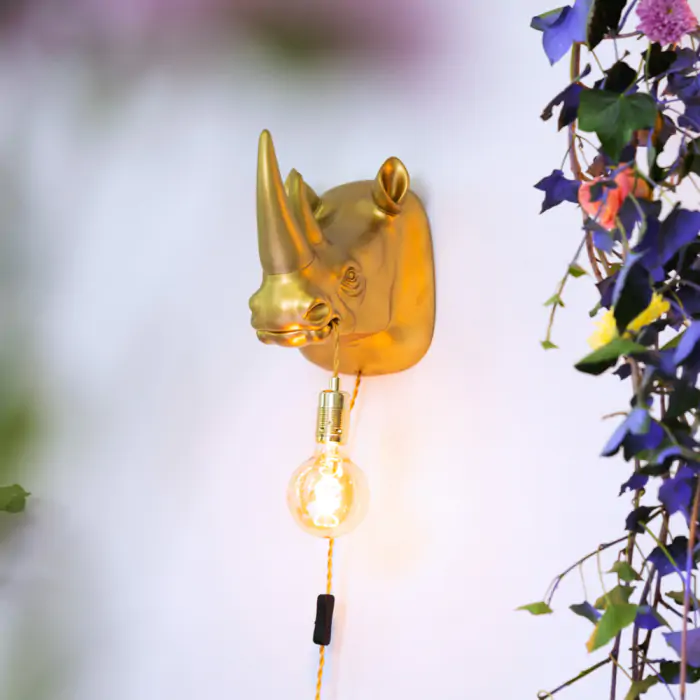 Rhino wall light discount
