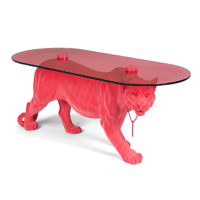 Bold Monkey Dope As hell coffee table pink panther coffee table neon