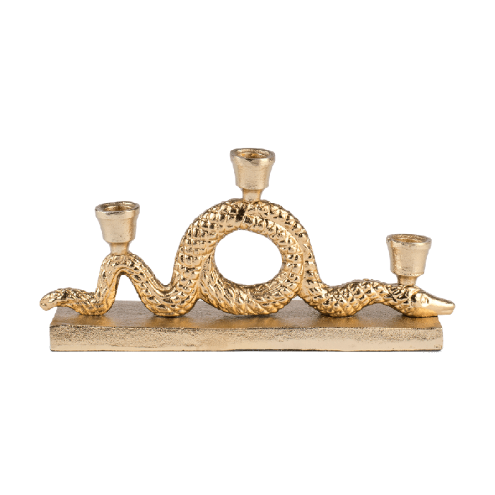 Keep The Snakes Away dinner candle holder 1