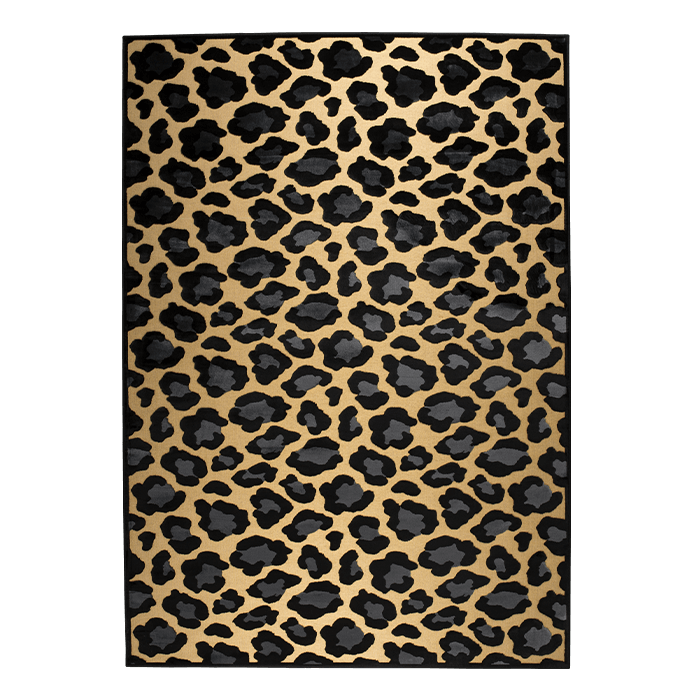 Bold Monkey It's Wild World Mama Panther panthère léopard carpet tapis  200x300