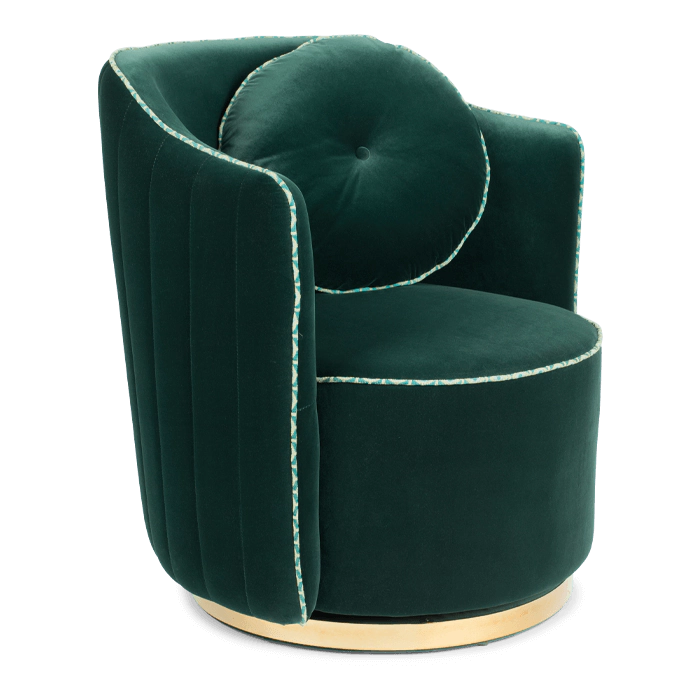 Armchair discount dark green