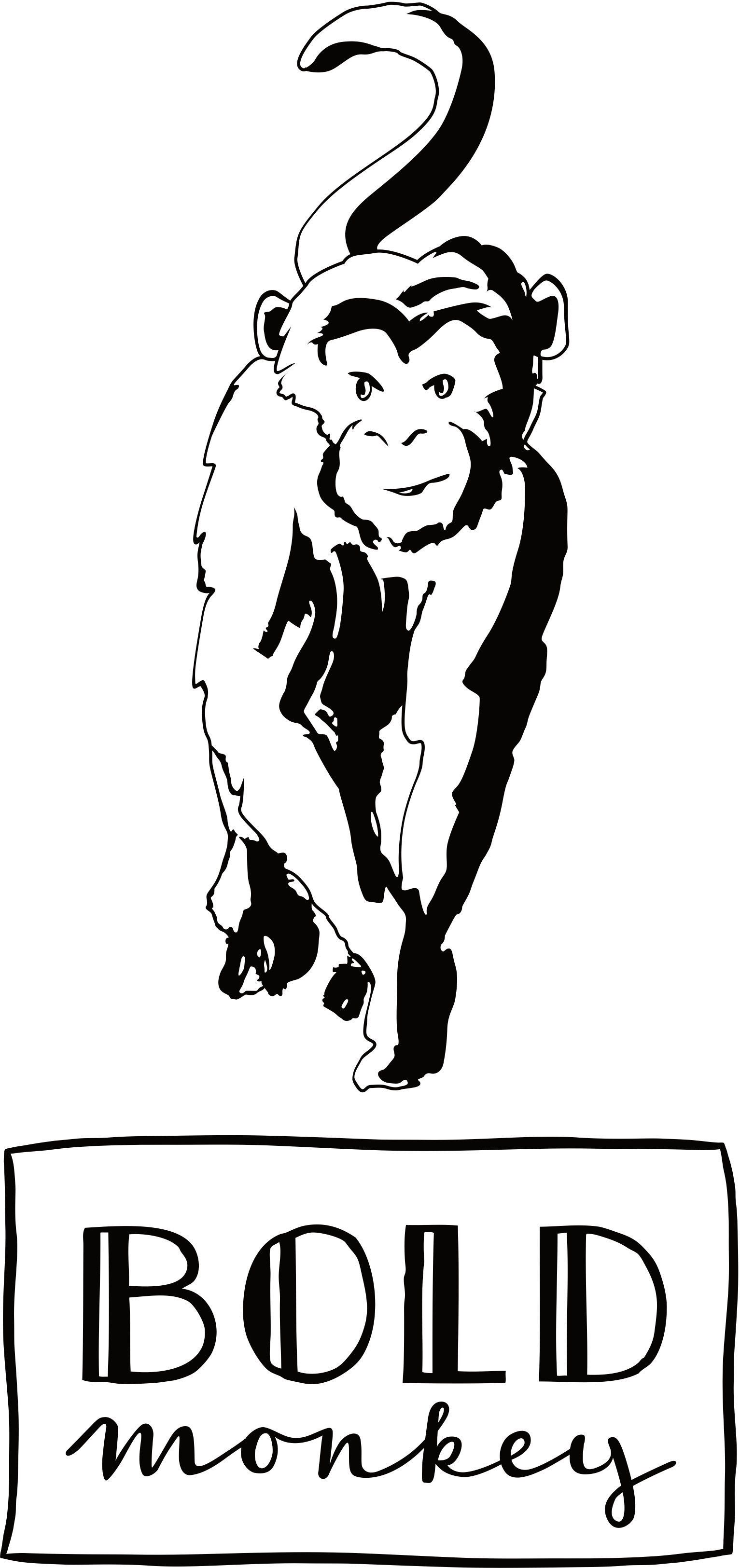 Monkey floor shop lamp gold