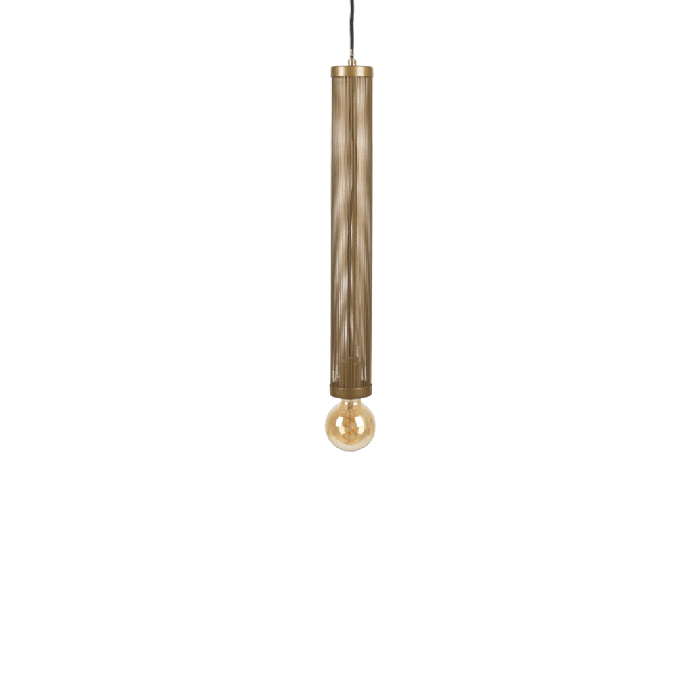Gold mesh shop pendant light
