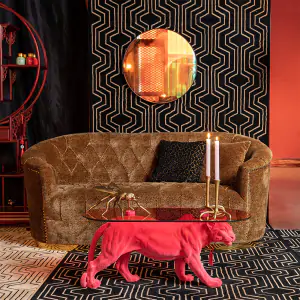Dope As Hell coffee table pink
