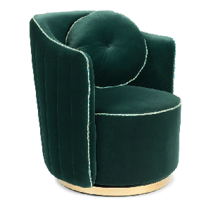 Green velvet shop vanity chair
