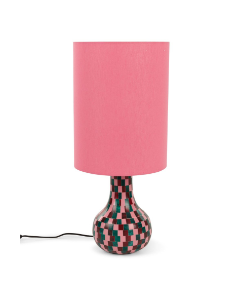Don't Be Afraid of Colour Table Lamp Pink Front