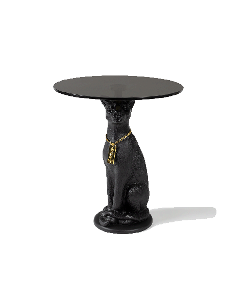 Proudly Crowned Panther side table black  1