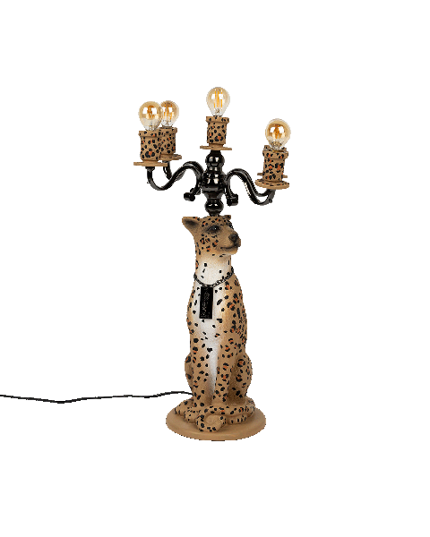 Proudly Crowned Panther Floor Lamp Spotted 1