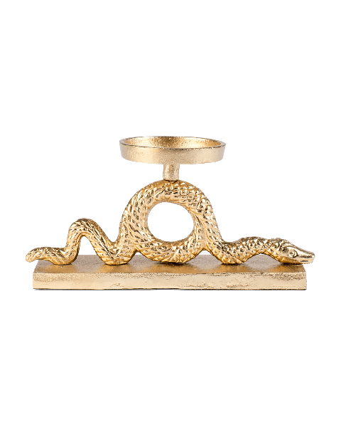 Keep The Snakes Away block candle holder 1