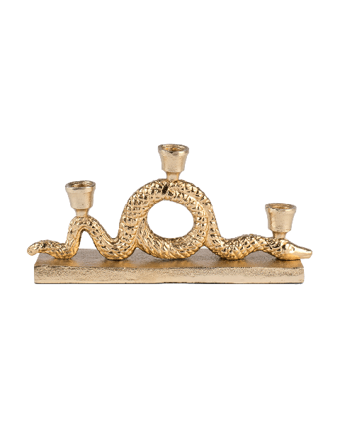 Keep The Snakes Away dinner candle holder 1