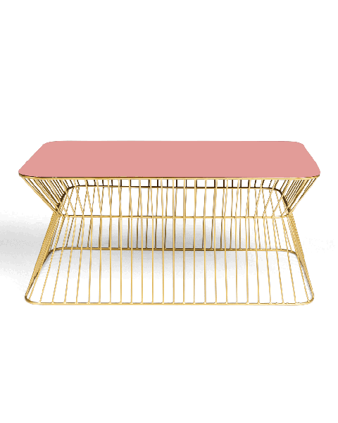 No Offence coffee table old pink 1